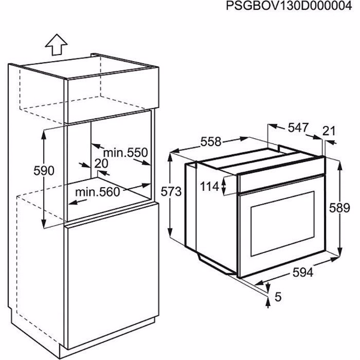 Imaginea Cuptor Electrolux EOB3400BAX