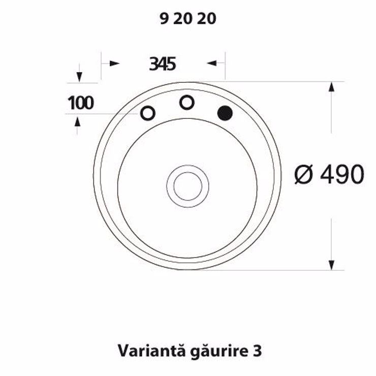 Imaginea CHIUVETA ROTUNDA  92020