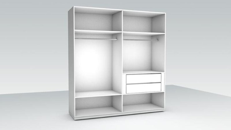 Imaginea Dulap Bambus 2 usi culisante