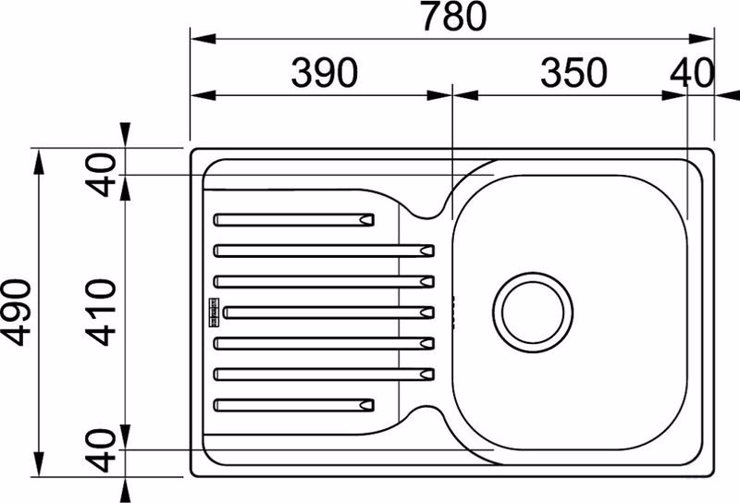 Imaginea Chiuveta Inox Franke Polar 611