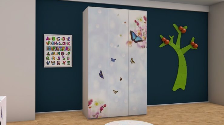 Imaginea Dulap 3 usi Butterfly