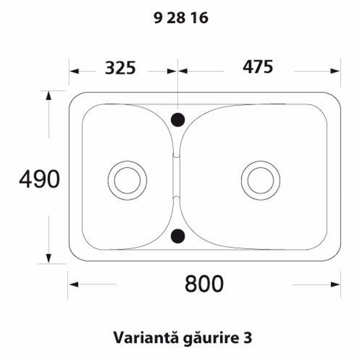 Imaginea CHIUVETA CU 2 CUVE 216
