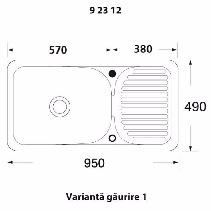 Imaginea CHIUVETA CUVA DREAPTA 212