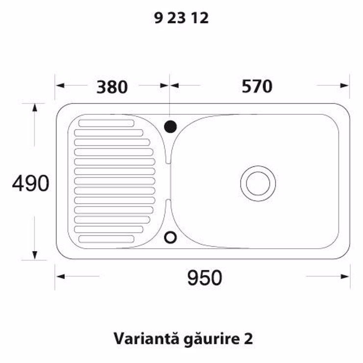 Imaginea CHIUVETA CUVA DREAPTA 212