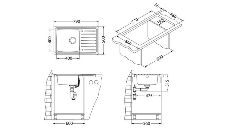 Imaginea Chiuveta Galeo 20 satin