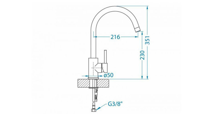 Imaginea Baterie pipa inalta Elza