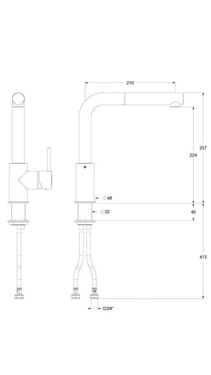 Imaginea Baterie cu dus extractabil 68936