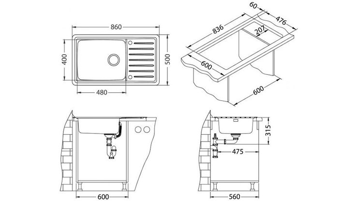 Imaginea Chiuveta Galeo 30 satin