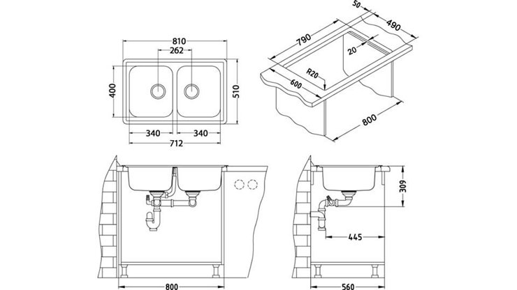 Imaginea Chiuveta Elegant 40