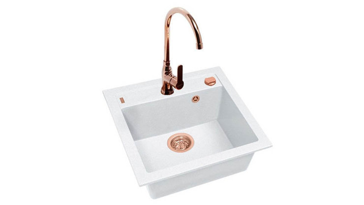 Imaginea Pachet Chiuveta Formic 20 PVD + baterie Lola