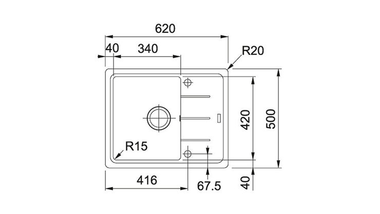 Imaginea Chiuveta Franke Basis BFG 611-62