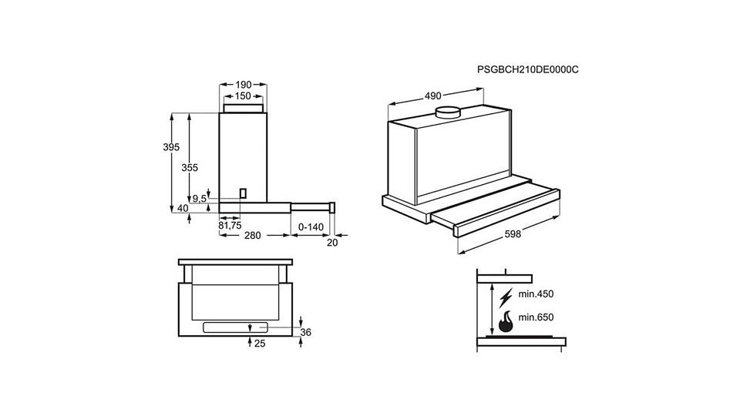 Imaginea Hota Electrolux LFP616X