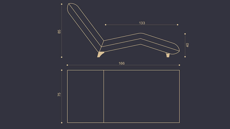 Imaginea Sezlong Rubin