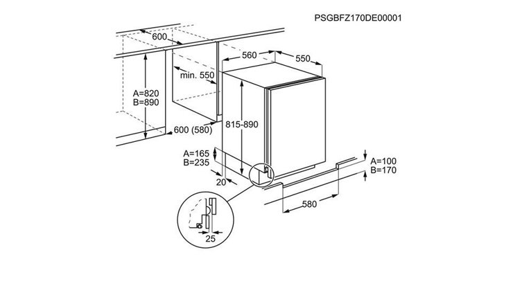 Imaginea Frigider incorporabil  Electrolux LXB2AE82S