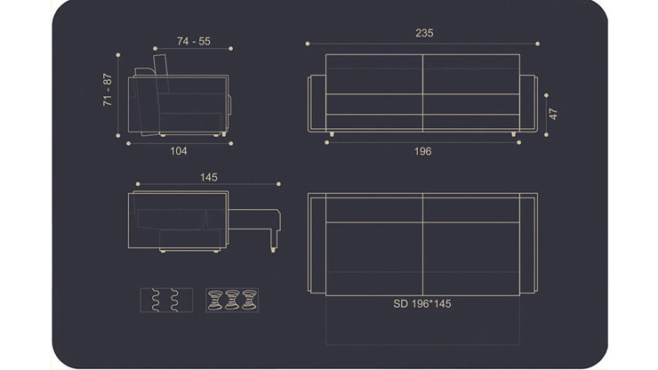 Imaginea Canapea Leon