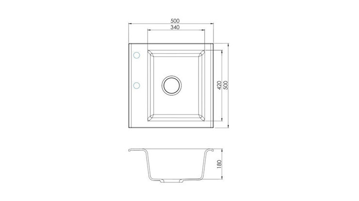 Imaginea Pachet Chiuveta Gem 10 + Baterie Flexa