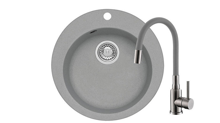 Imaginea Pachet Chiuveta Boogie 10 + Baterie Flexa