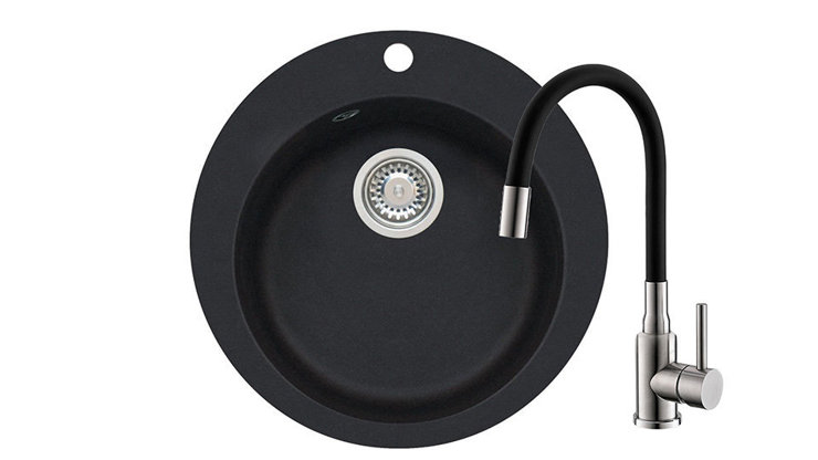 Imaginea Pachet Chiuveta Boogie 10 + Baterie Flexa