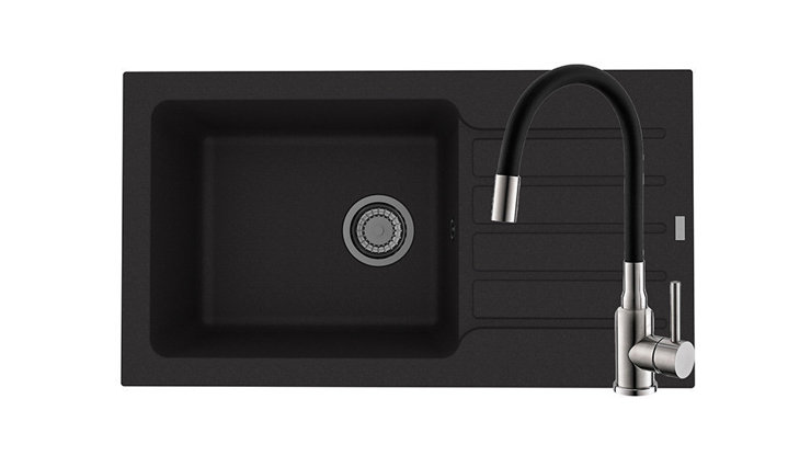 Imaginea Pachet Chiuveta Niagara 90 + Baterie Flexa