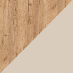 PAL stejar auriu + Comoda poligloss bej satin