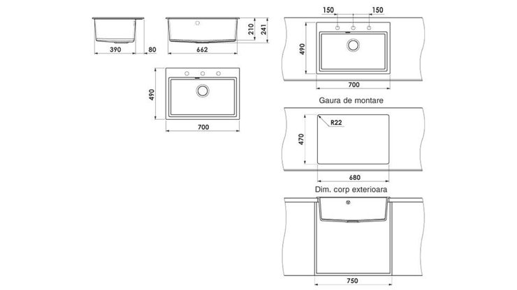 Imaginea Chiuveta cu o cuva 231
