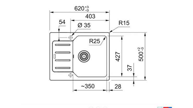 Imaginea Chiuveta Franke City UCG 611