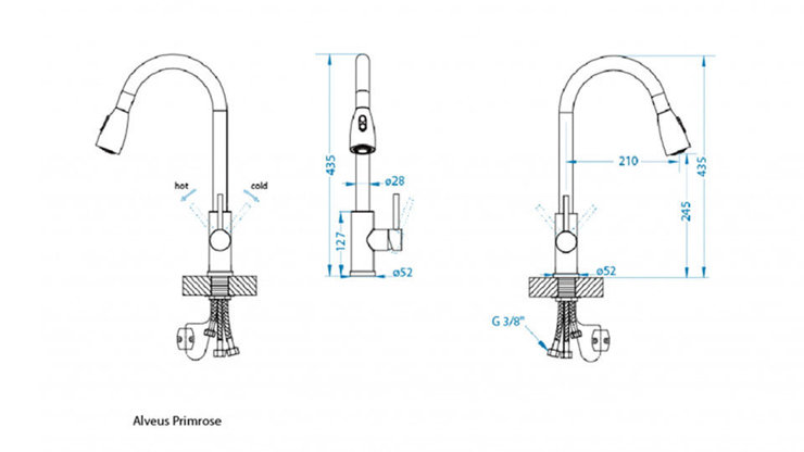 Imaginea Pachet Cadit 20 + baterie Primrose All Black