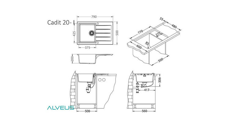 Imaginea Pachet Cadit 20 + baterie Flexa