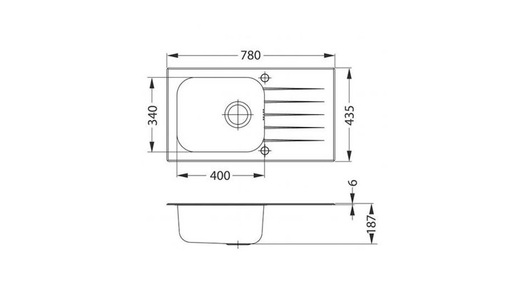 Imaginea Pachet Chiuveta Vitro 20 + Baterie Flexa
