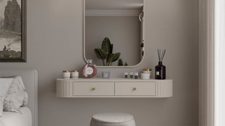 Consola Ova - gri casmir